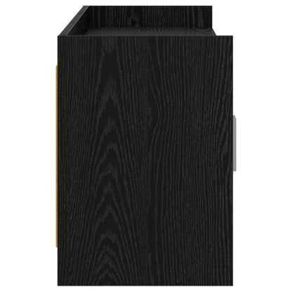 TV-Schränk 168 x 33 x 47 cm Schwarze Eiche Holzwerkstoff