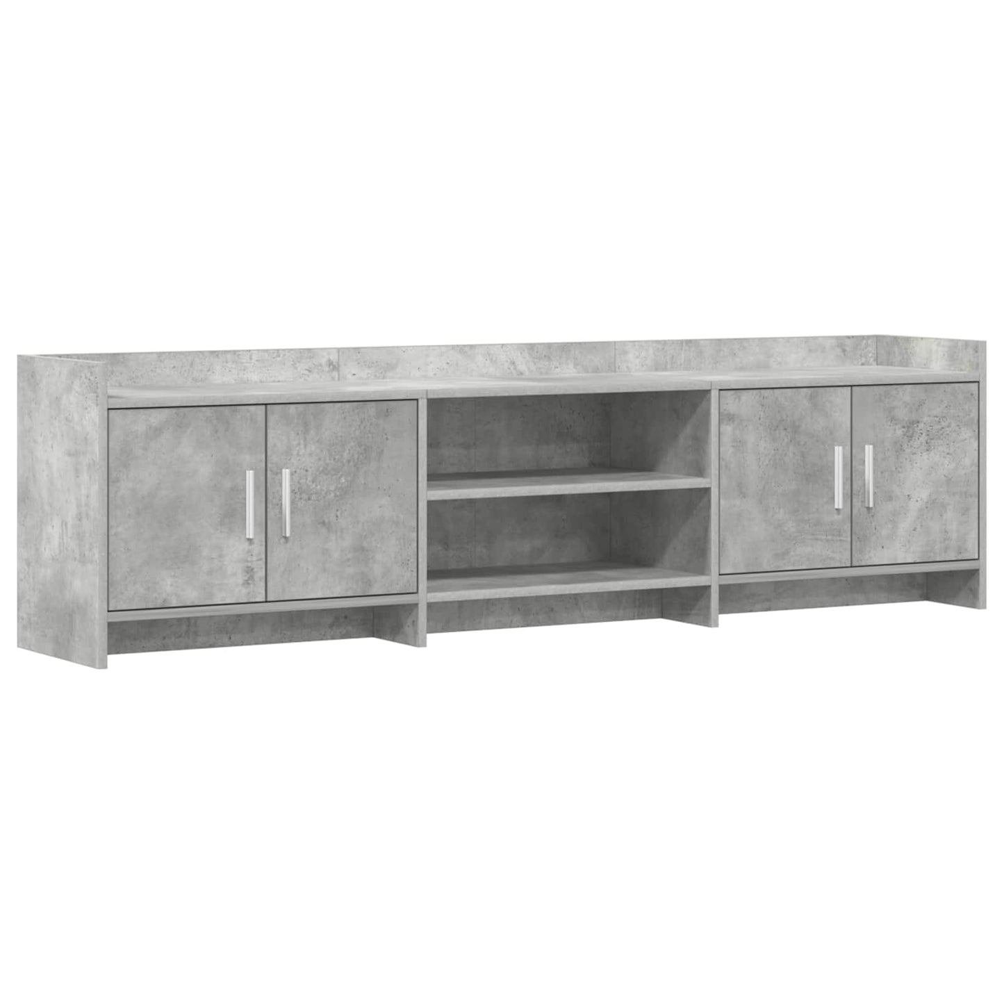 TV-Schränk 168 x 33 x 47 cm Betongrau Holzwerkstoff