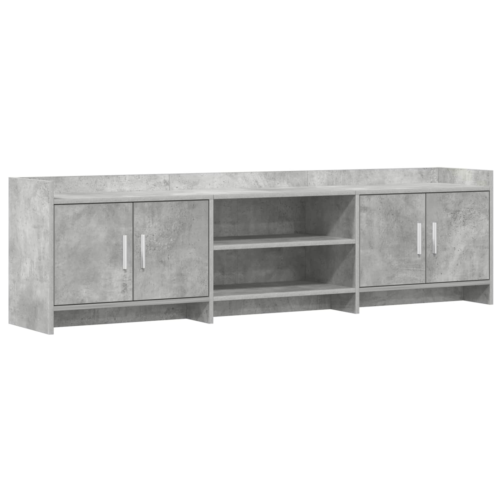 TV-Schränk 168 x 33 x 47 cm Betongrau Holzwerkstoff