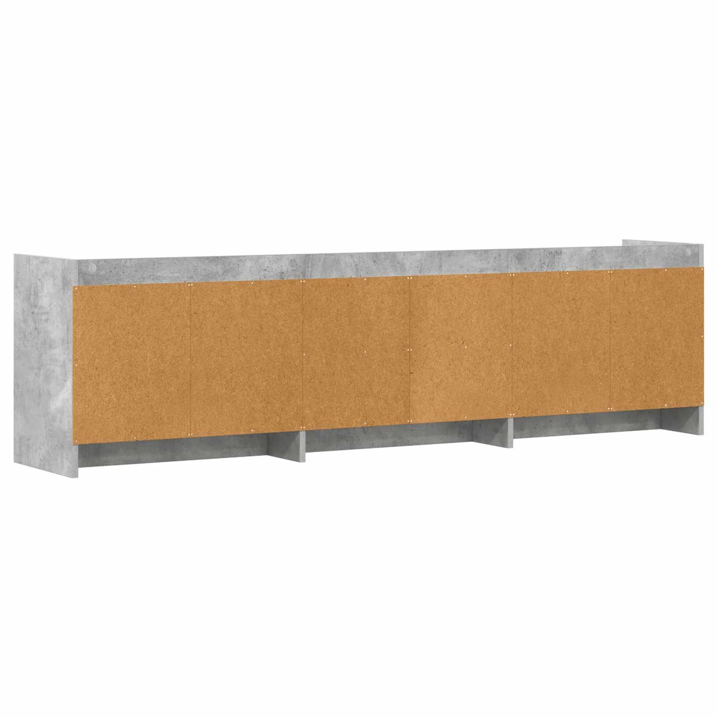 TV-Schränk 168 x 33 x 47 cm Betongrau Holzwerkstoff