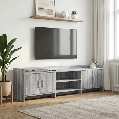 TV-Schränk 168 x 33 x 47 cm Grau Sonoma Holzwerkstoff