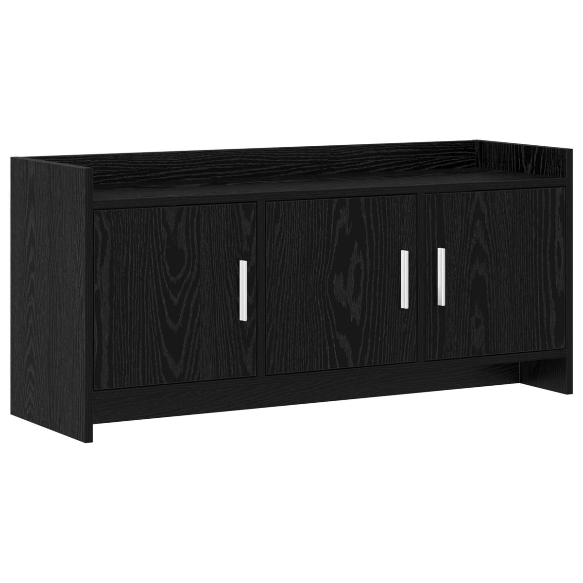 TV-Schränk 102 x 33 x 47 cm Schwarze Eiche Holzwerkstoff