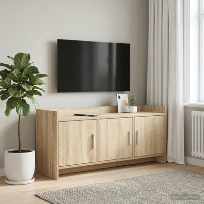 TV-Schränk 102 x 33 x 47 cm Sonoma-Eiche Holzwerkstoff