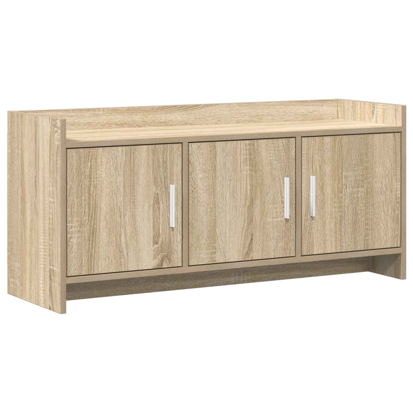 TV-Schränk 102 x 33 x 47 cm Sonoma-Eiche Holzwerkstoff