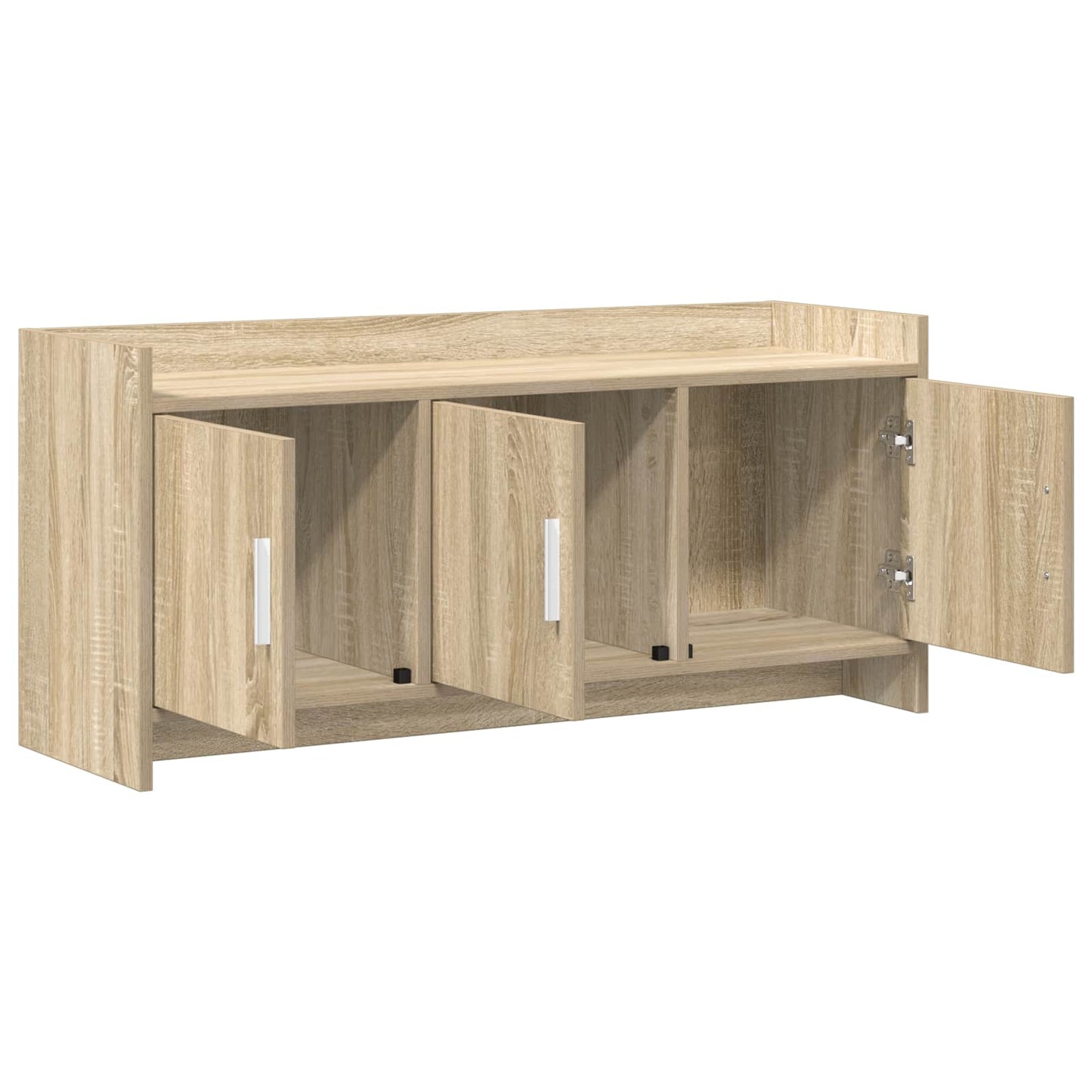 TV-Schränk 102 x 33 x 47 cm Sonoma-Eiche Holzwerkstoff