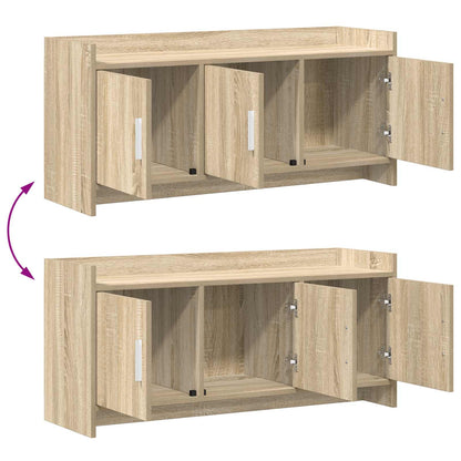 TV-Schränk 102 x 33 x 47 cm Sonoma-Eiche Holzwerkstoff