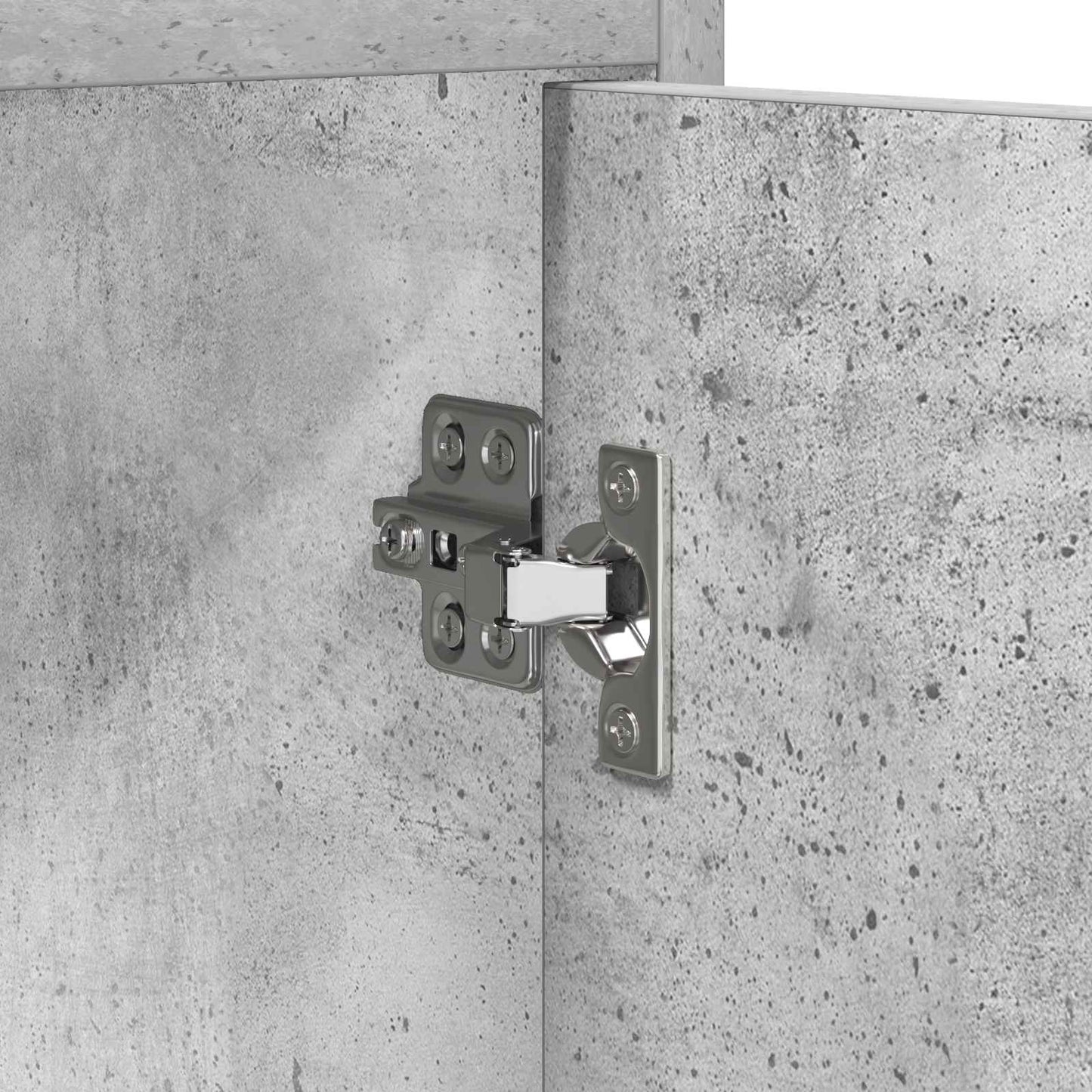 TV-Schränk 102 x 33 x 47 cm Betongrau Holzwerkstoff