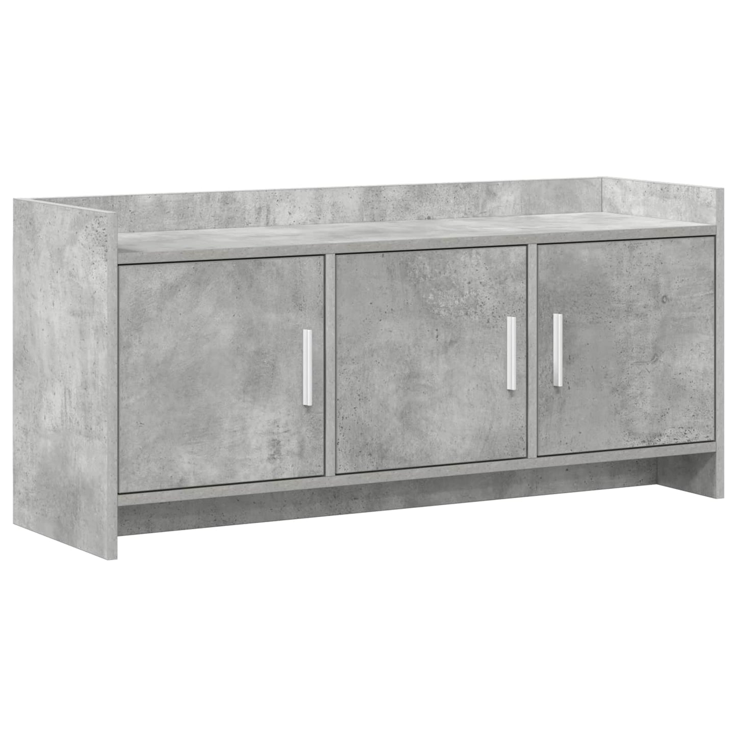 TV-Schränk 102 x 33 x 47 cm Betongrau Holzwerkstoff
