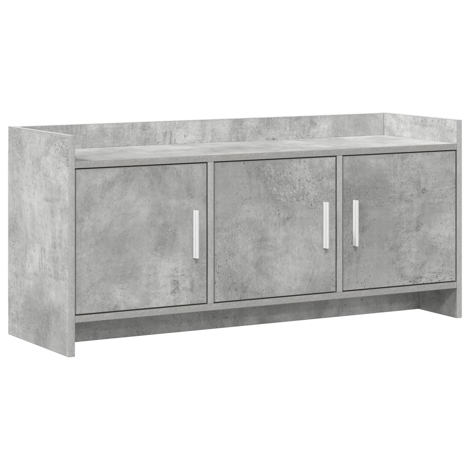 TV-Schränk 102 x 33 x 47 cm Betongrau Holzwerkstoff