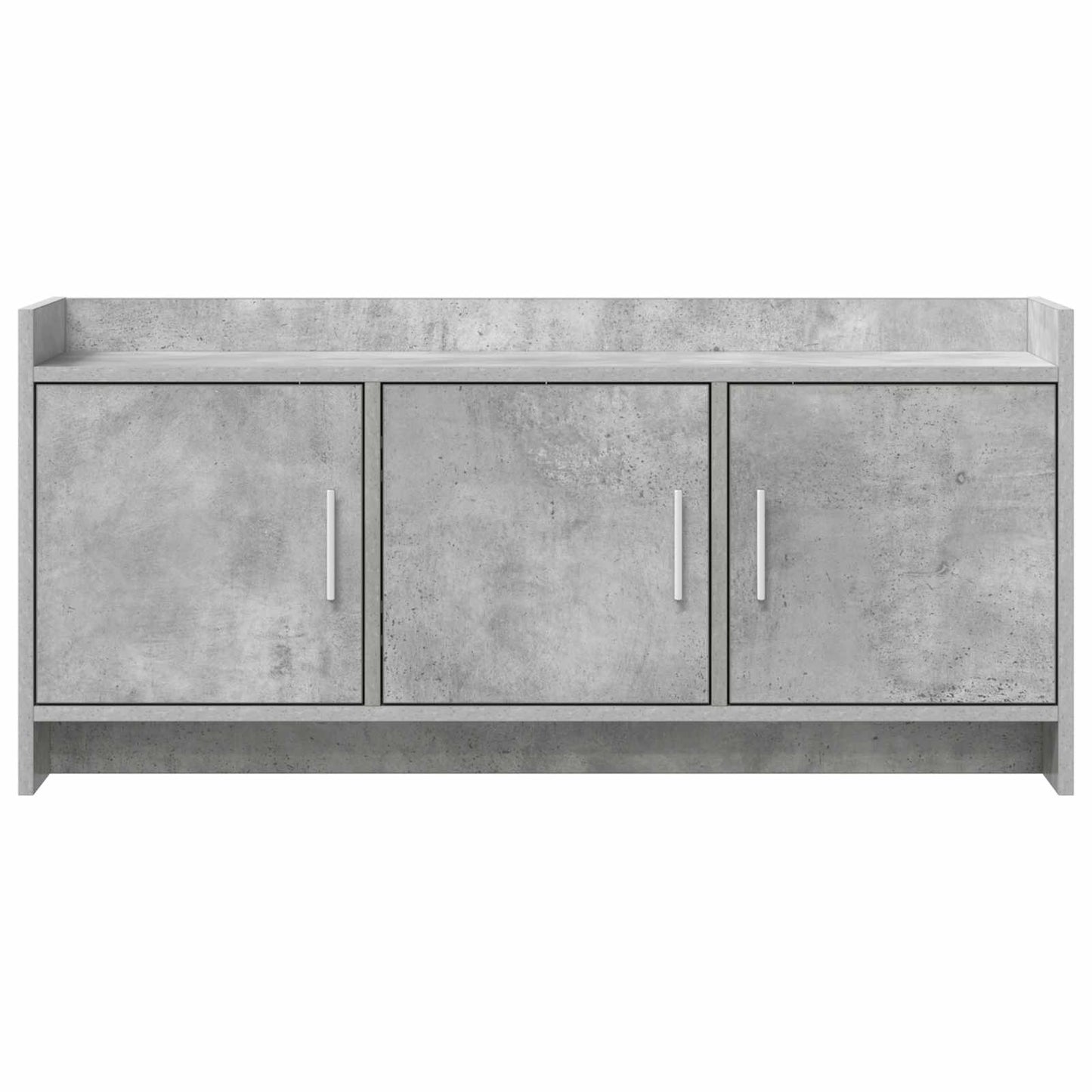 TV-Schränk 102 x 33 x 47 cm Betongrau Holzwerkstoff