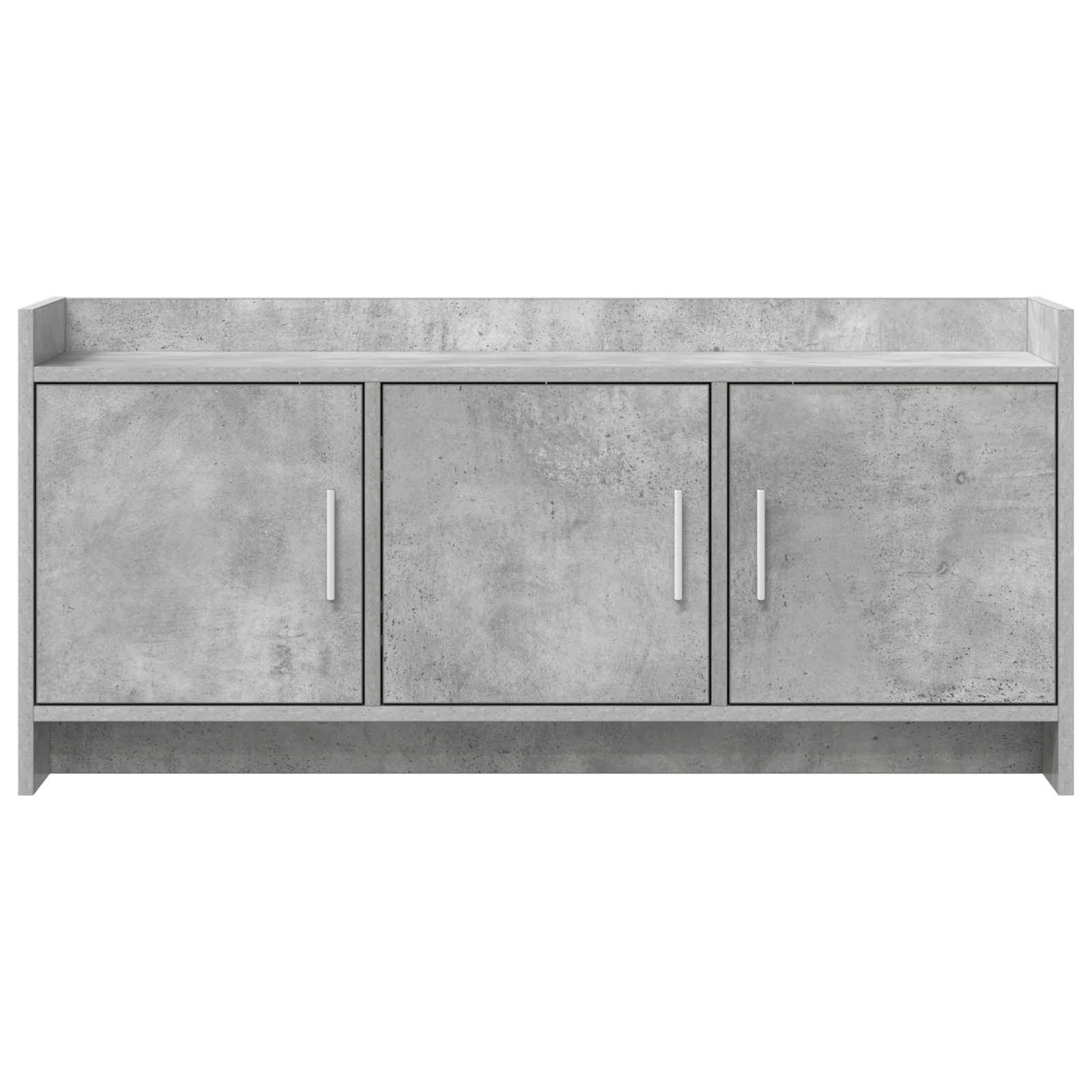 TV-Schränk 102 x 33 x 47 cm Betongrau Holzwerkstoff