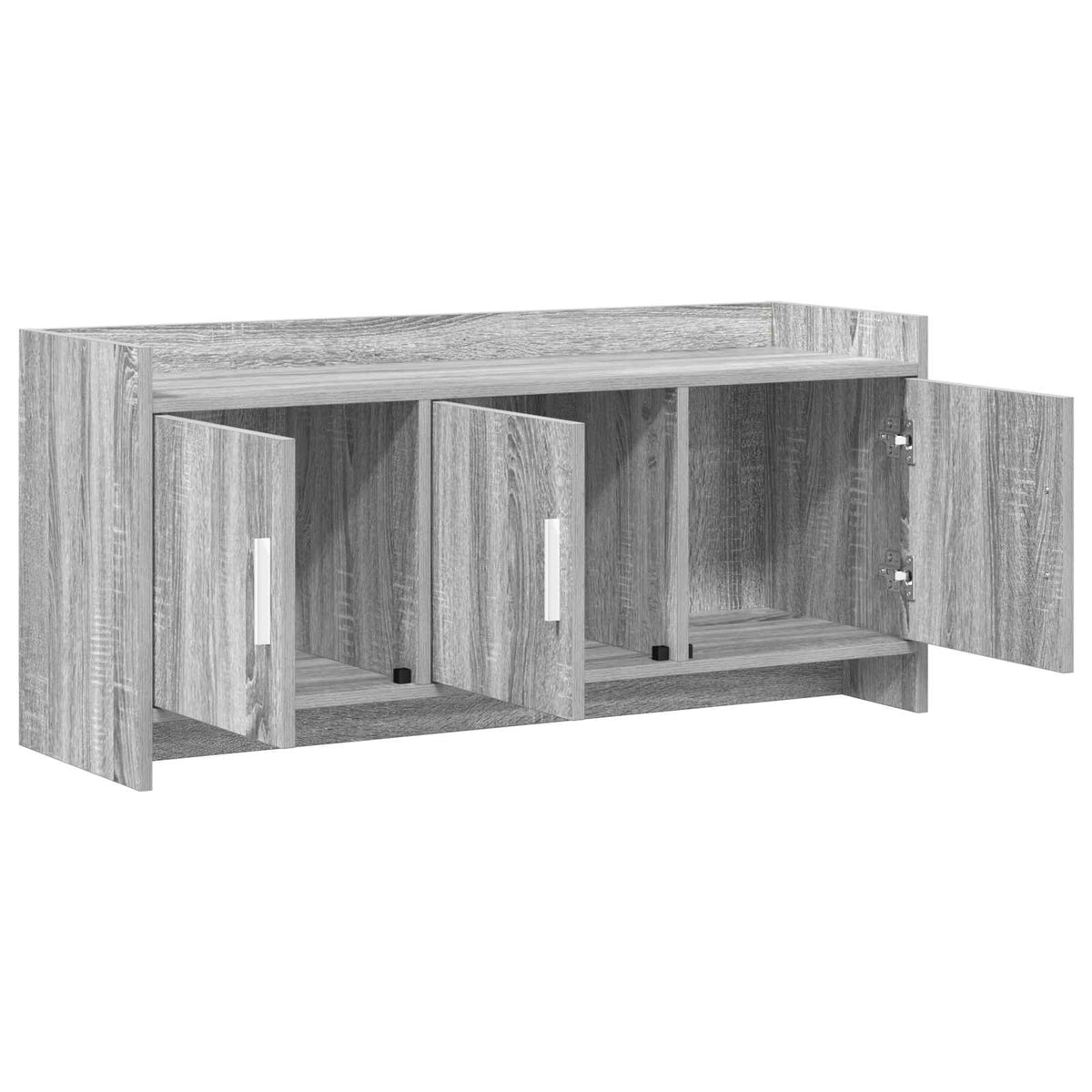 TV-Schränk 102 x 33 x 47 cm Grau Sonoma Holzwerkstoff