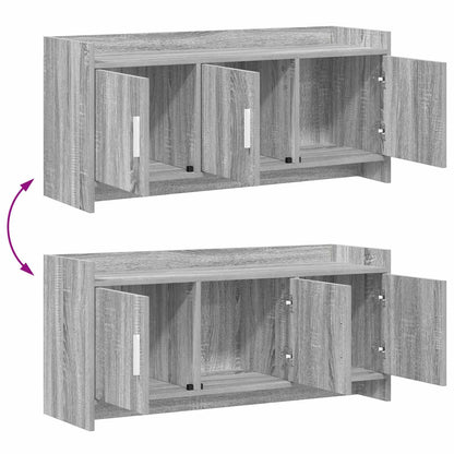 TV-Schränk 102 x 33 x 47 cm Grau Sonoma Holzwerkstoff