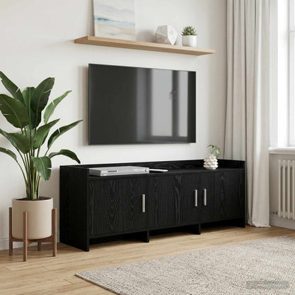 TV-Schränk 130 x 33 x 47 cm Schwarze Eiche Holzwerkstoff