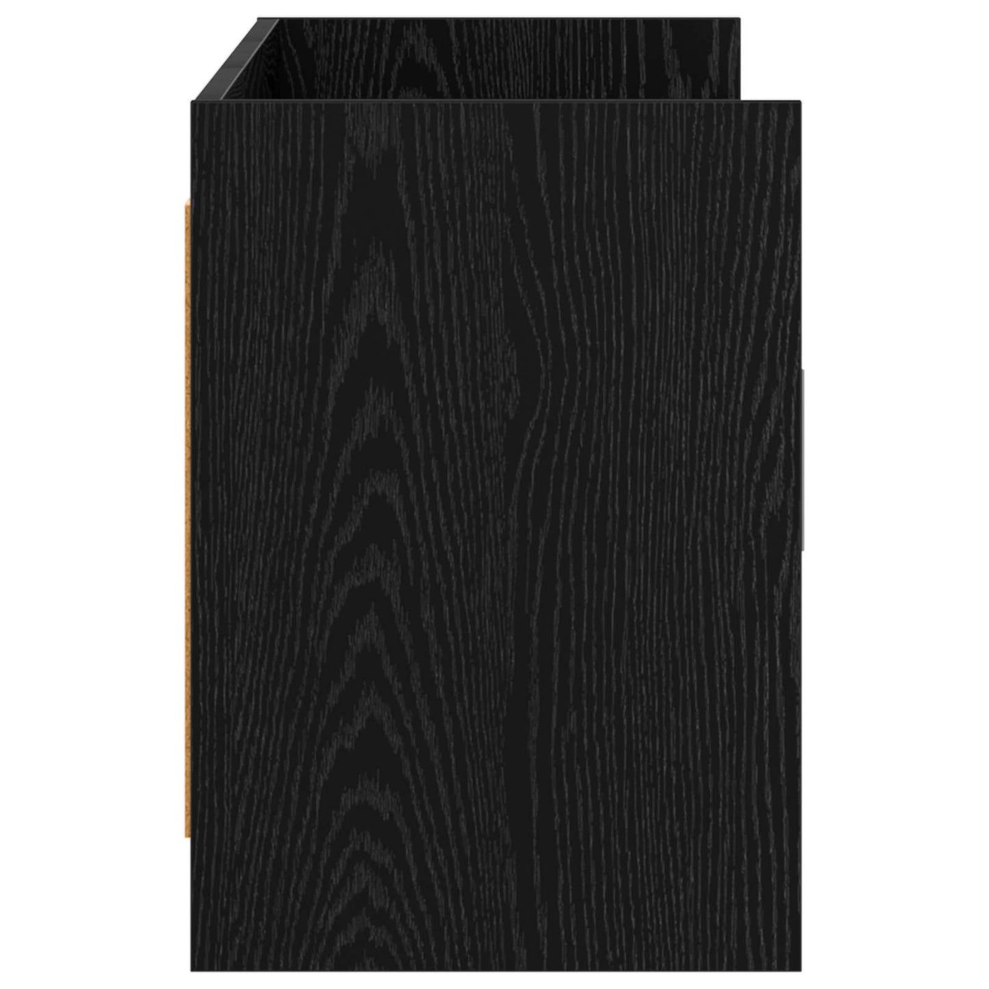 TV-Schränk 130 x 33 x 47 cm Schwarze Eiche Holzwerkstoff