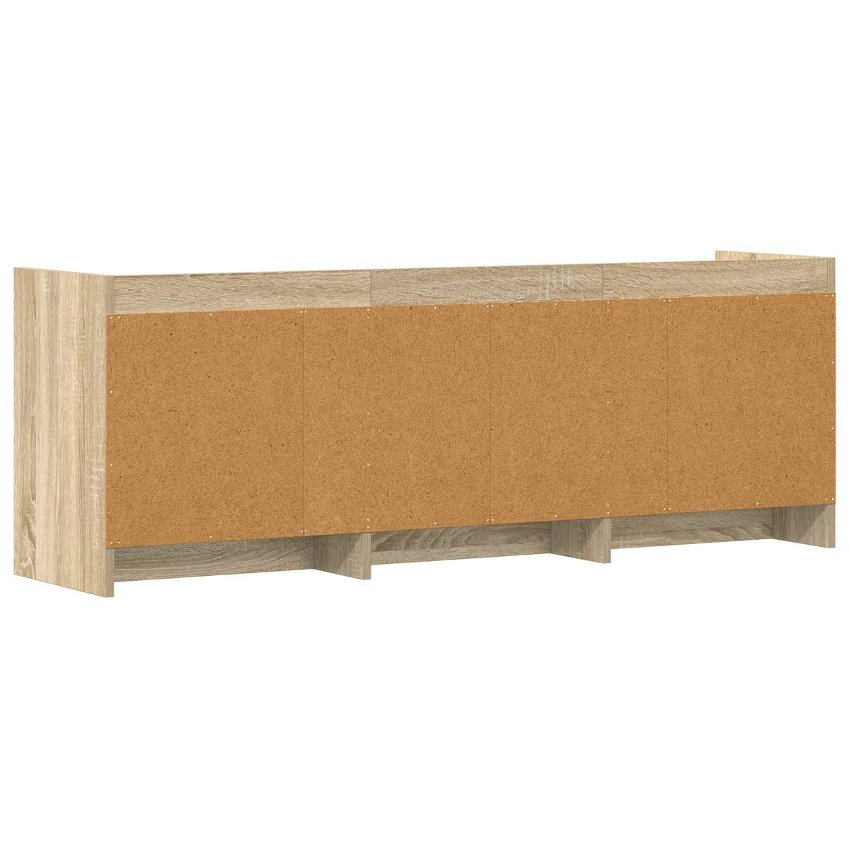 TV-Schränk 130 x 33 x 47 cm Sonoma-Eiche Holzwerkstoff