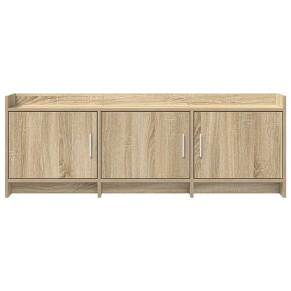 TV-Schränk 130 x 33 x 47 cm Sonoma-Eiche Holzwerkstoff