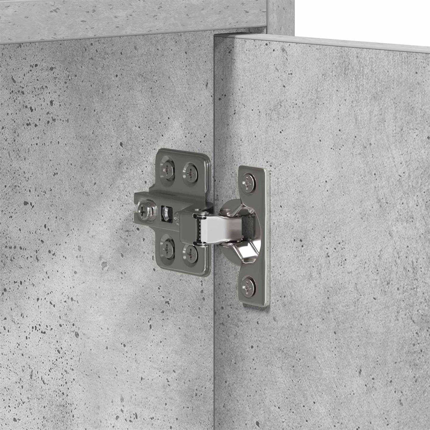 TV-Schränk 130 x 33 x 47 cm Betongrau Holzwerkstoff