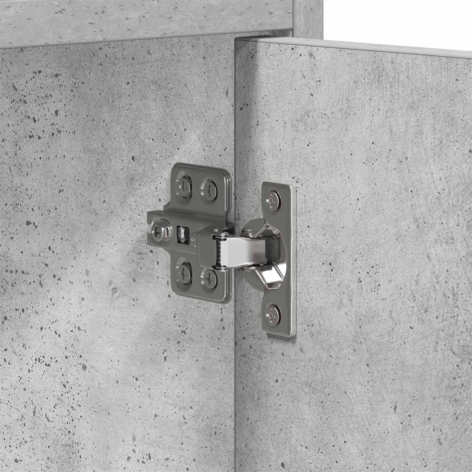 TV-Schränk 130 x 33 x 47 cm Betongrau Holzwerkstoff
