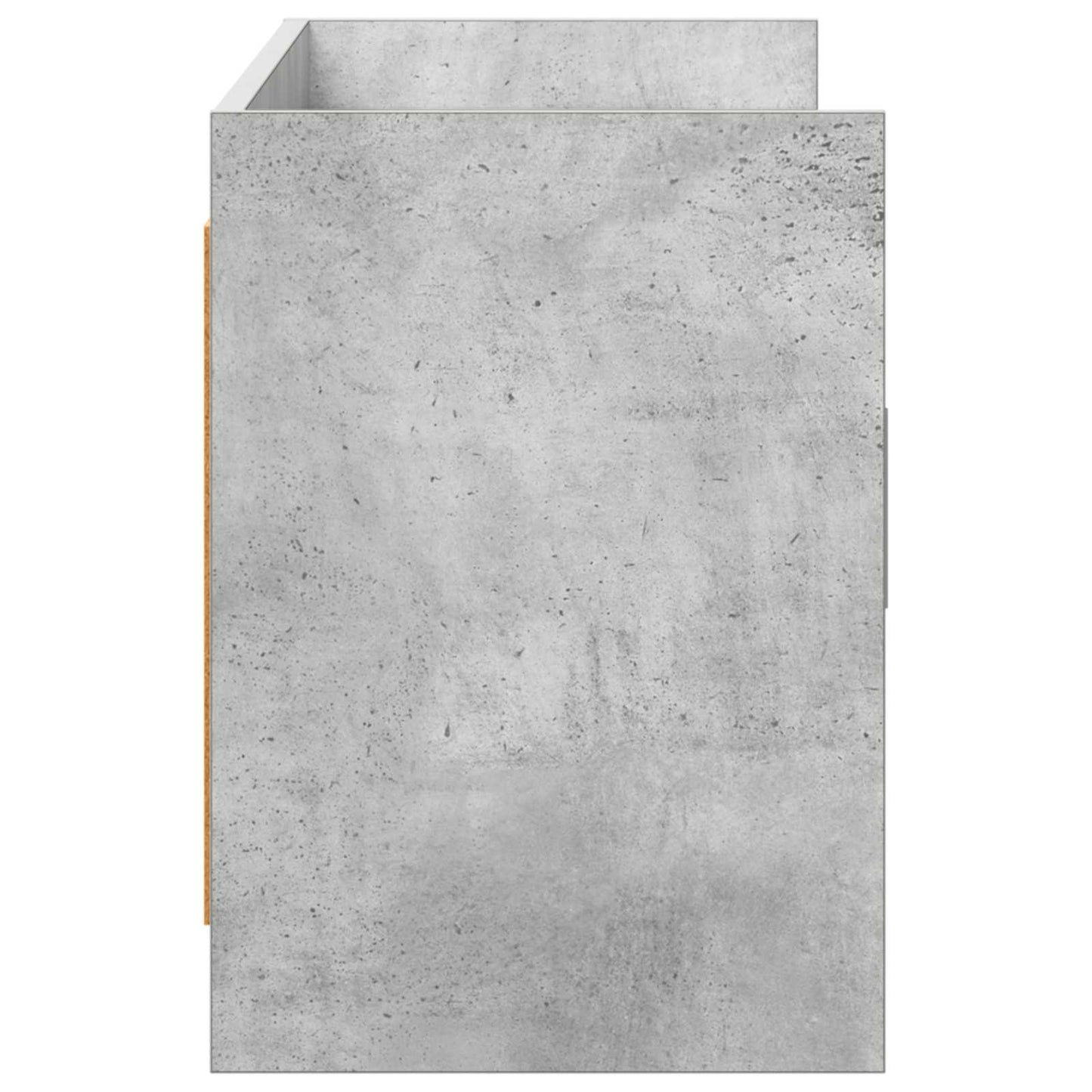 TV-Schränk 130 x 33 x 47 cm Betongrau Holzwerkstoff