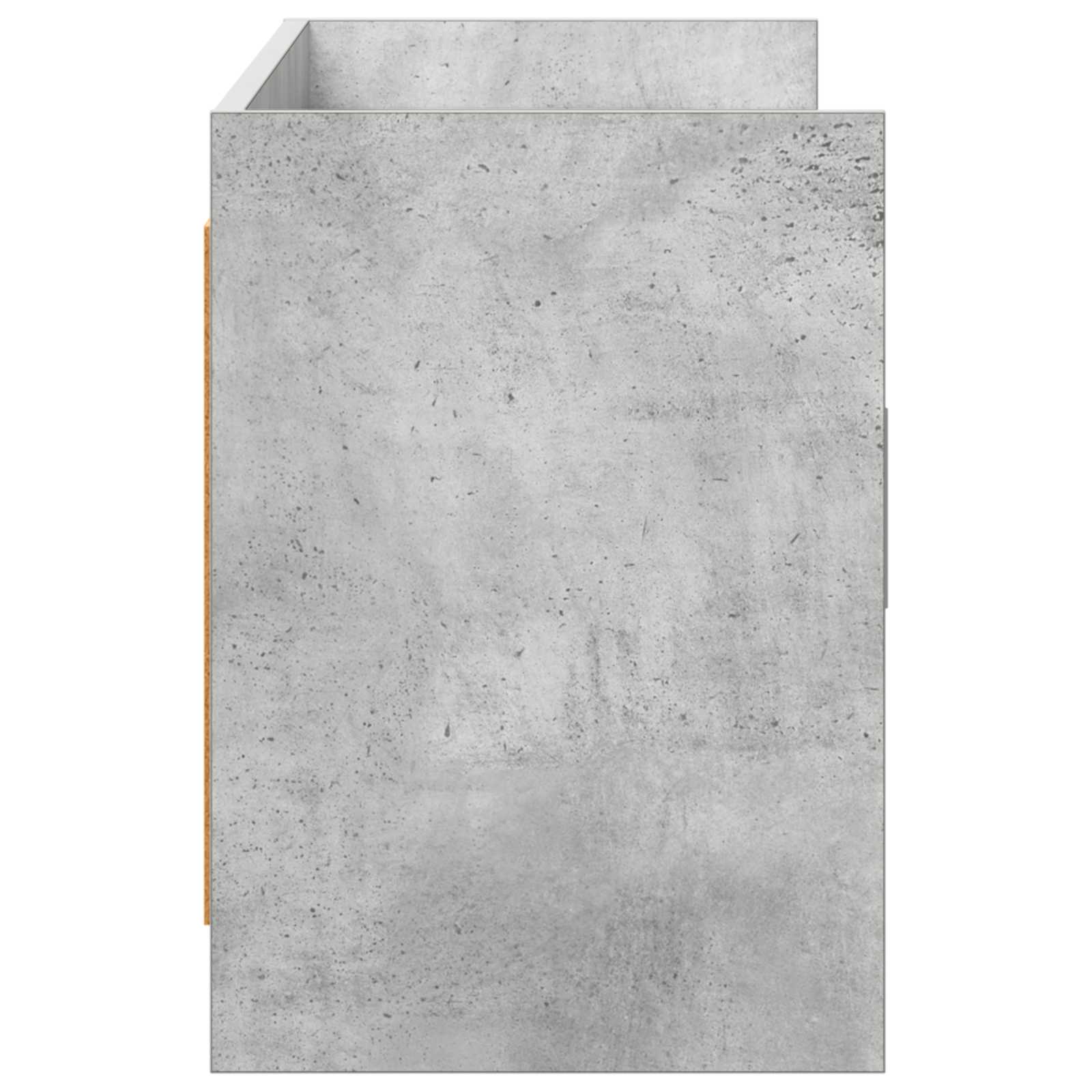 TV-Schränk 130 x 33 x 47 cm Betongrau Holzwerkstoff