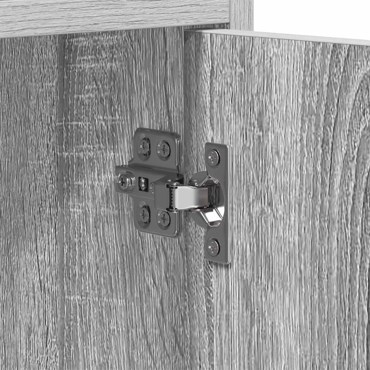 TV-Schränk 130 x 33 x 47 cm Grau Sonoma Holzwerkstoff