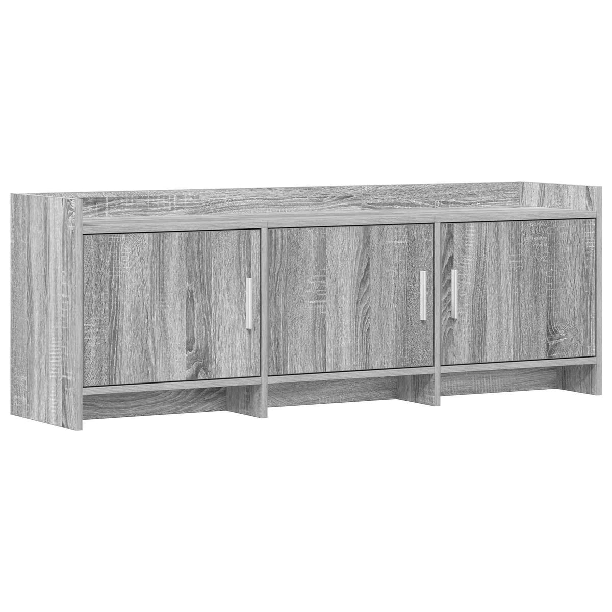 TV-Schränk 130 x 33 x 47 cm Grau Sonoma Holzwerkstoff