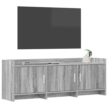 TV-Schränk 130 x 33 x 47 cm Grau Sonoma Holzwerkstoff