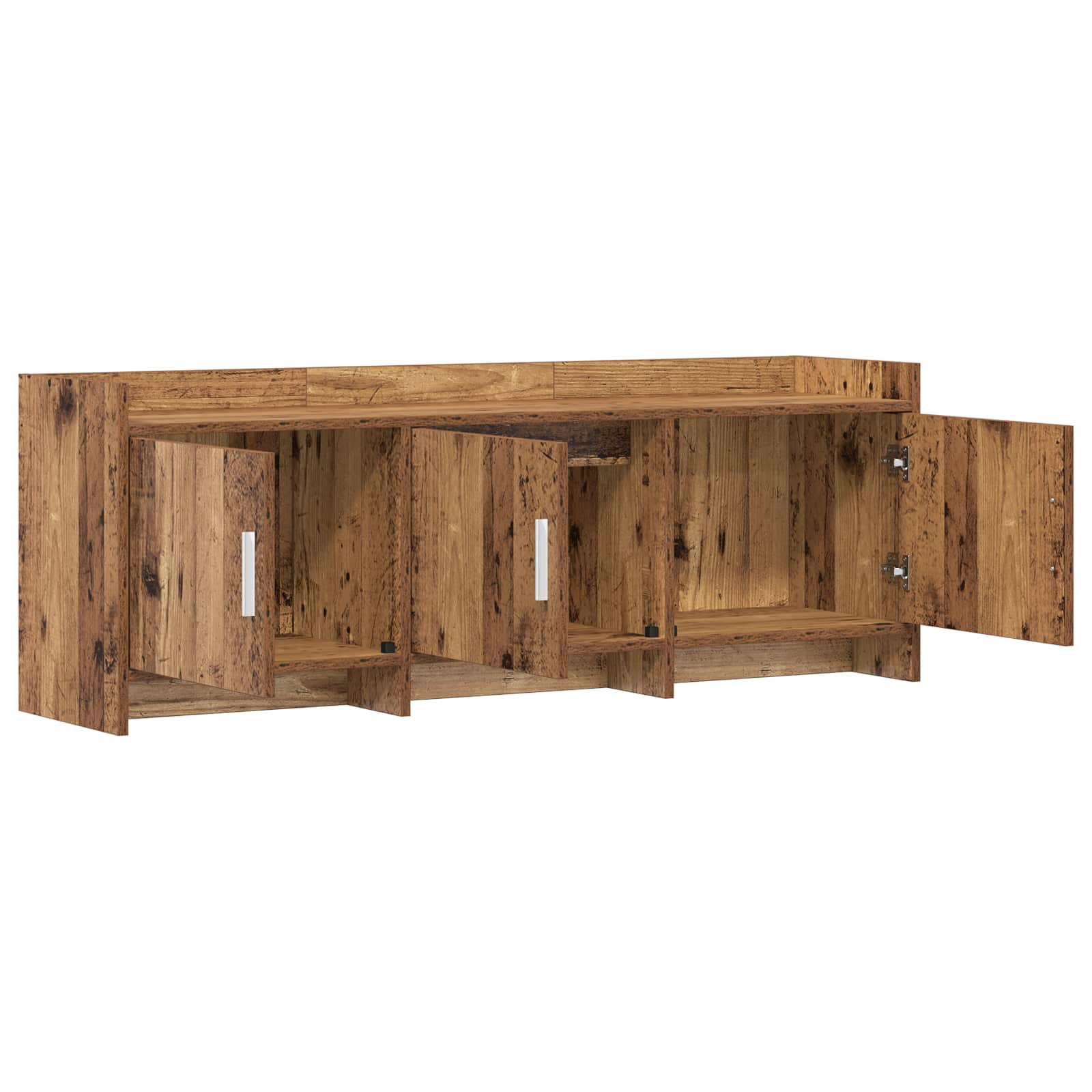 TV-Schränk 130 x 33 x 47 cm Altholz Holzwerkstoff