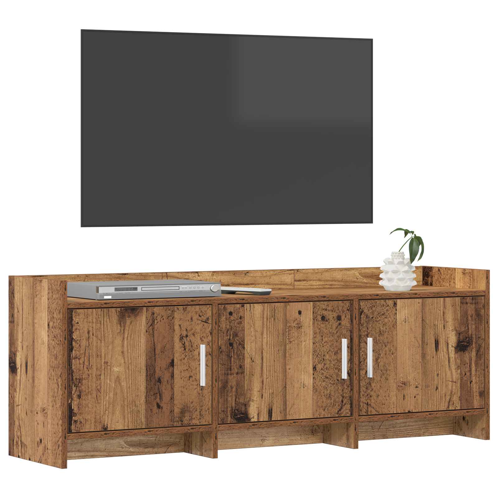 TV-Schränk 130 x 33 x 47 cm Altholz Holzwerkstoff