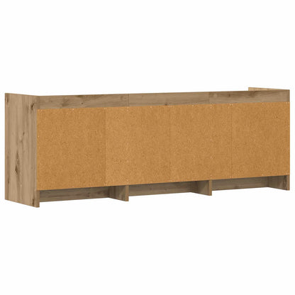 TV-Schränk 130 x 33 x 47 cm Artisan-Eiche Holzwerkstoff