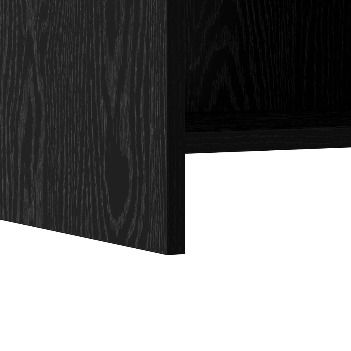 TV-Schränk 60 x 33 x 47 cm Schwarze Eiche Holzwerkstoff