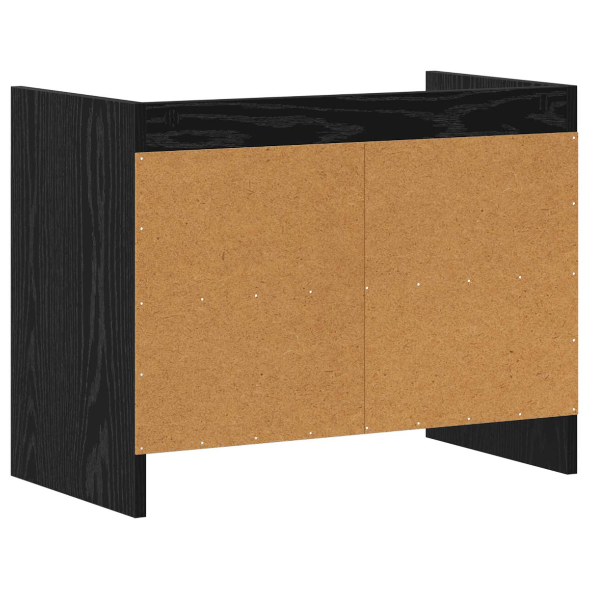 TV-Schränk 60 x 33 x 47 cm Schwarze Eiche Holzwerkstoff