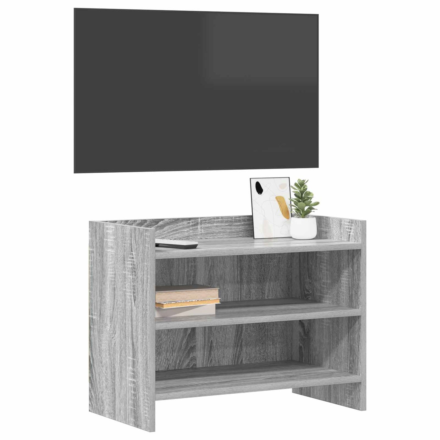TV-Schränk 60 x 33 x 47 cm Grau Sonoma Holzwerkstoff