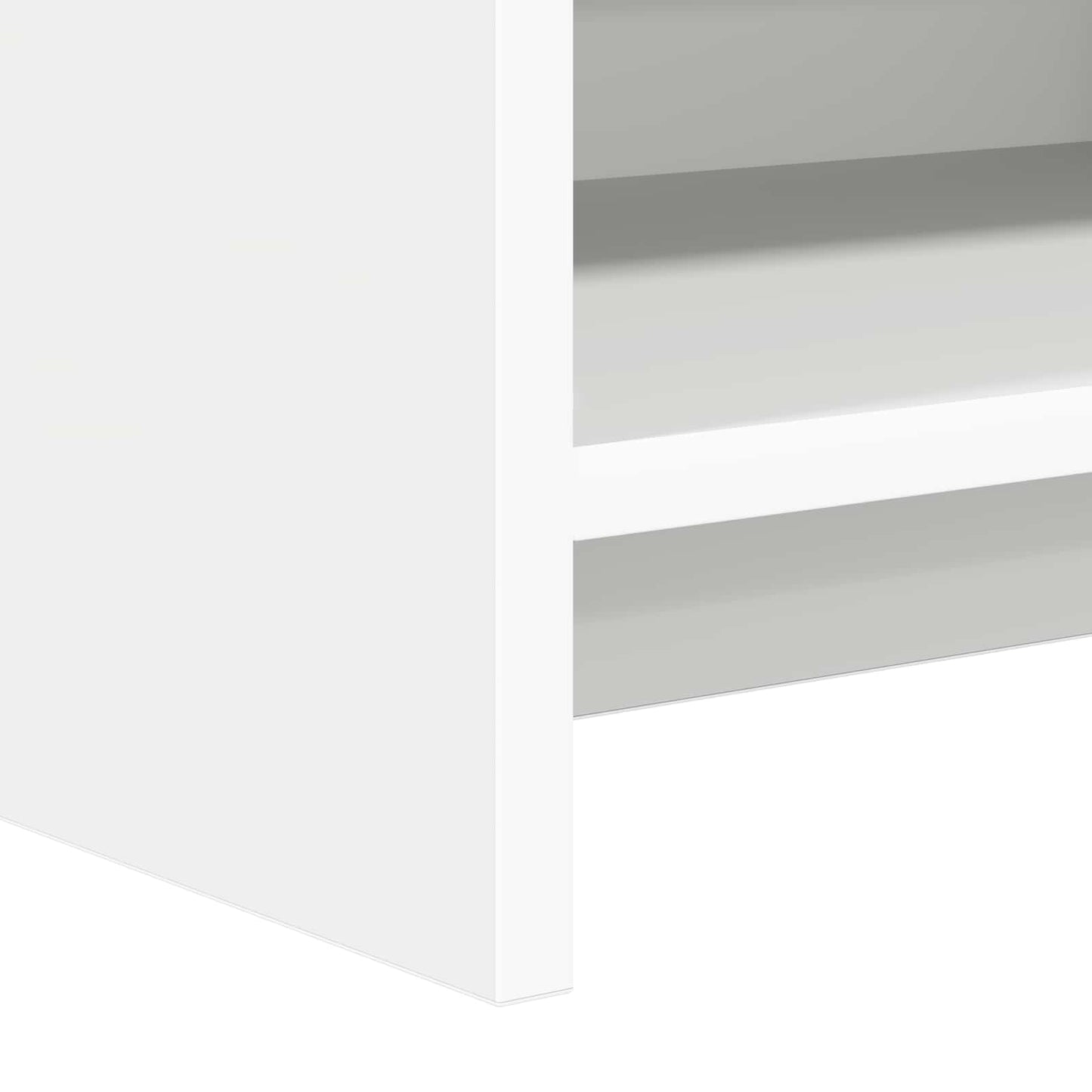 TV-Schränk 100 x 33 x 47 cm Weiß Holzwerkstoff