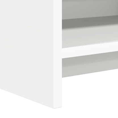 TV-Schränk 100 x 33 x 47 cm Weiß Holzwerkstoff