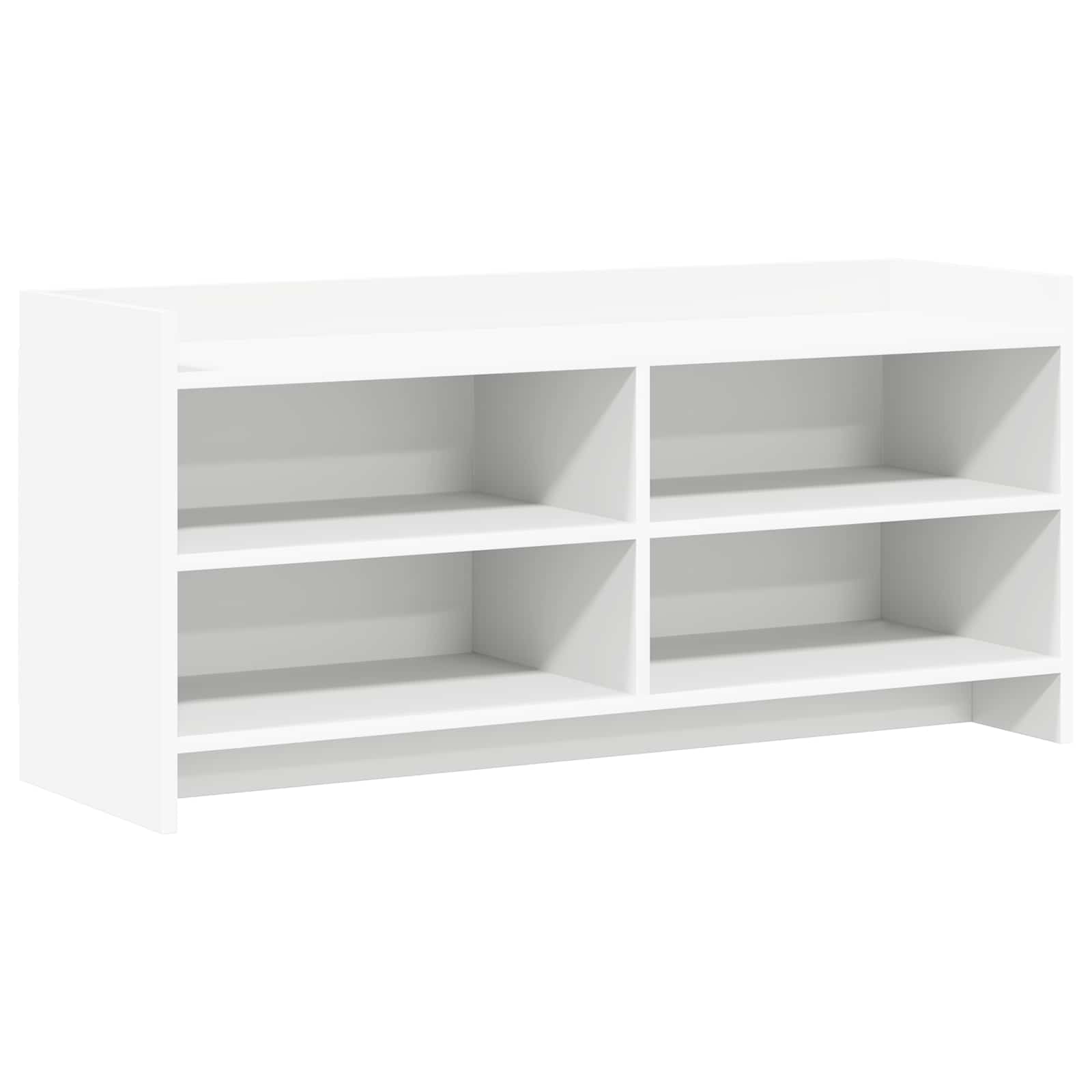 TV-Schränk 100 x 33 x 47 cm Weiß Holzwerkstoff