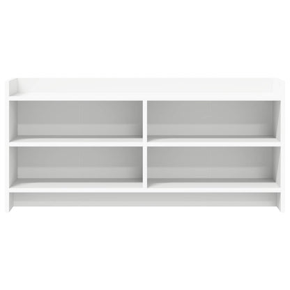 TV-Schränk 100 x 33 x 47 cm Weiß Holzwerkstoff