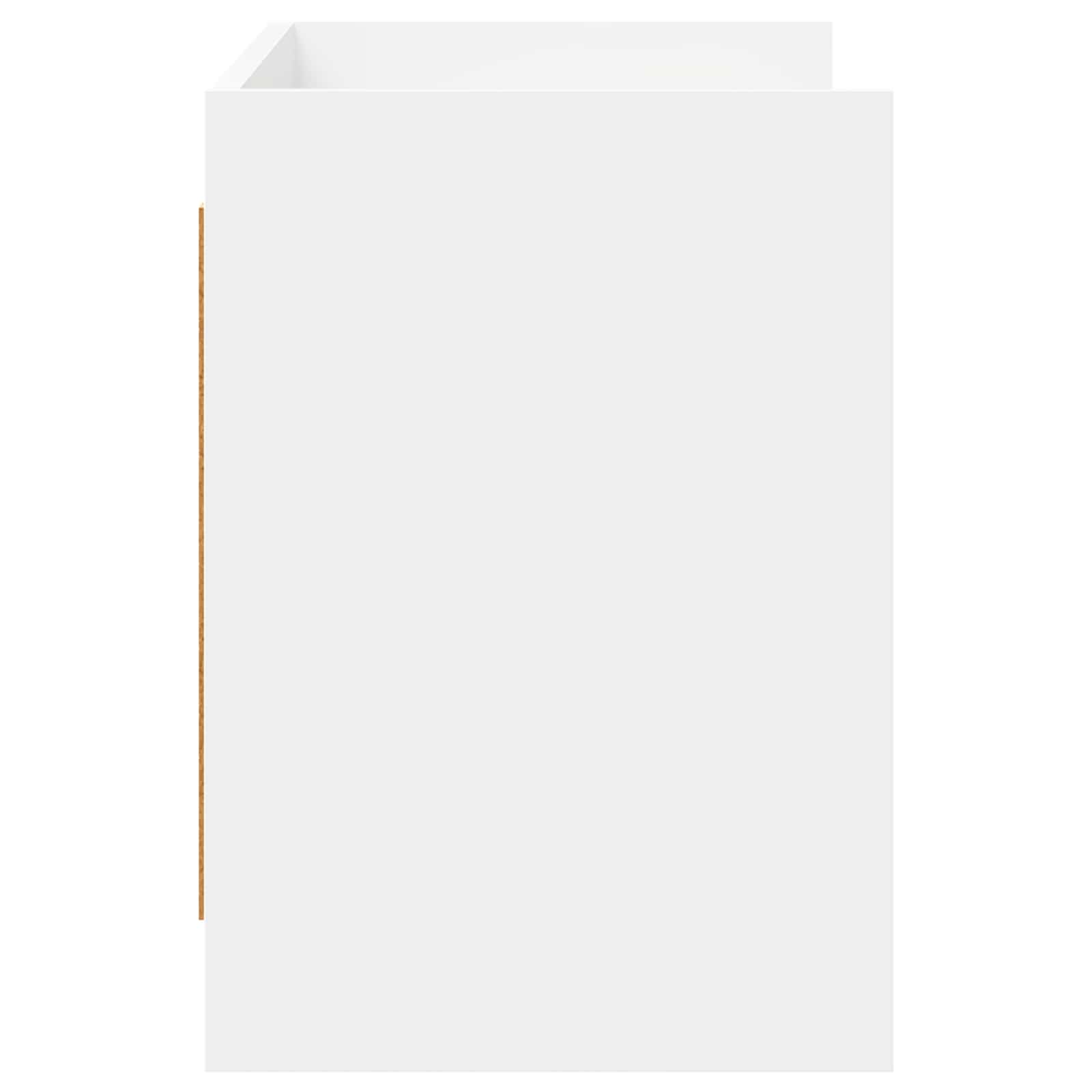 TV-Schränk 100 x 33 x 47 cm Weiß Holzwerkstoff