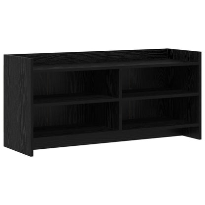 TV-Schränk 100 x 33 x 47 cm Schwarze Eiche Holzwerkstoff