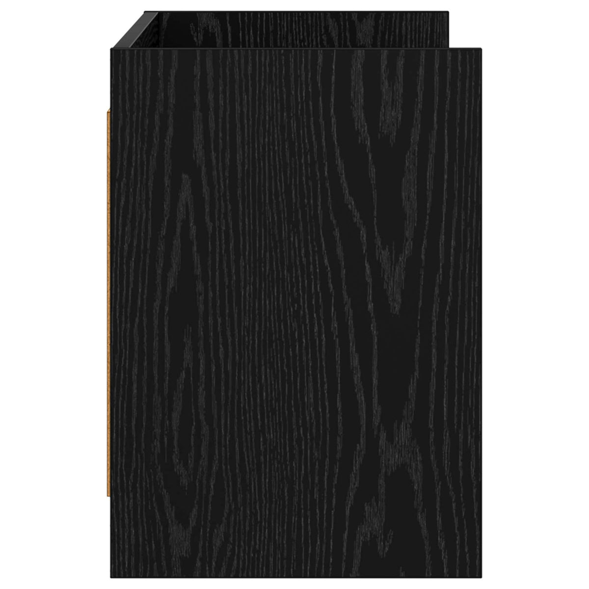 TV-Schränk 100 x 33 x 47 cm Schwarze Eiche Holzwerkstoff