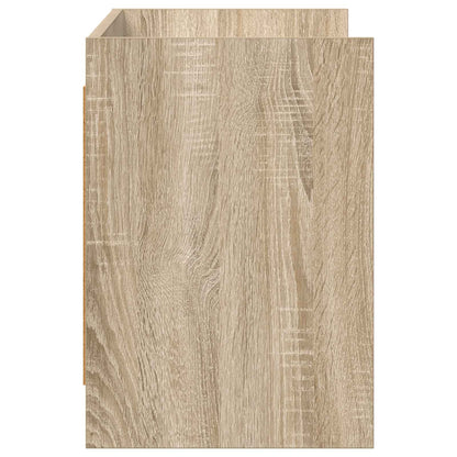 TV-Schränk 100 x 33 x 47 cm Sonoma-Eiche Holzwerkstoff
