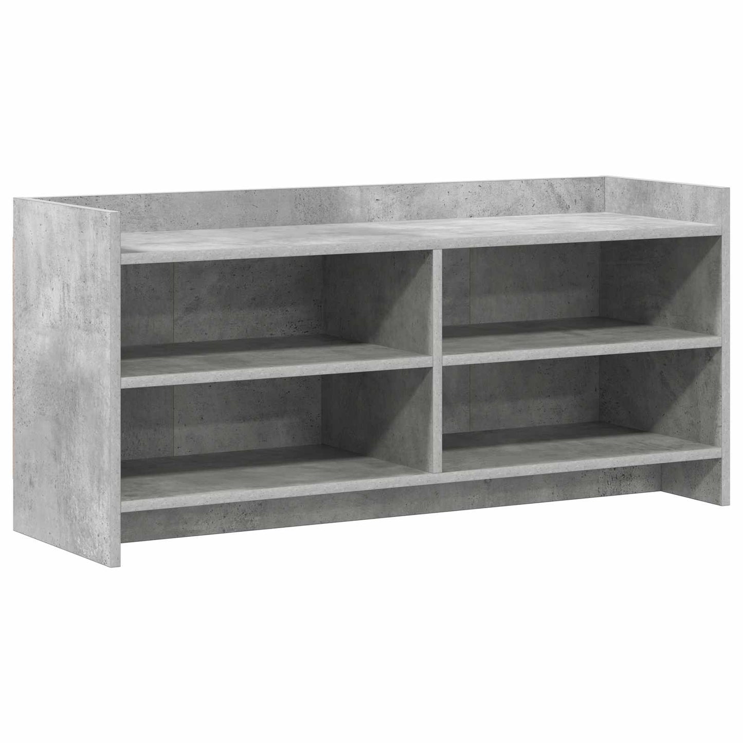 TV-Schränk 100 x 33 x 47 cm Betongrau Holzwerkstoff