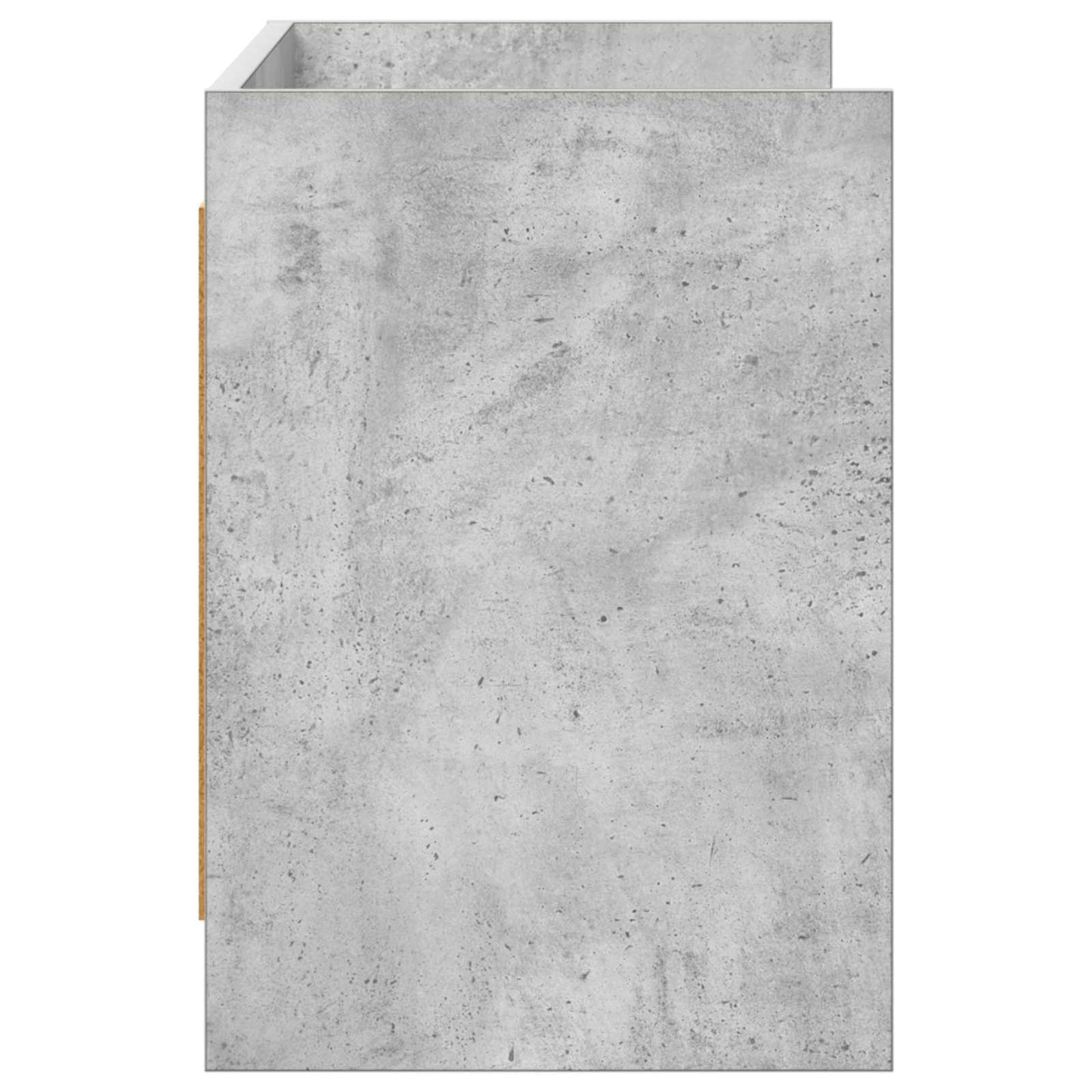 TV-Schränk 100 x 33 x 47 cm Betongrau Holzwerkstoff