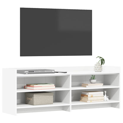 TV-Schränk 130 x 33 x 47 cm Weiß