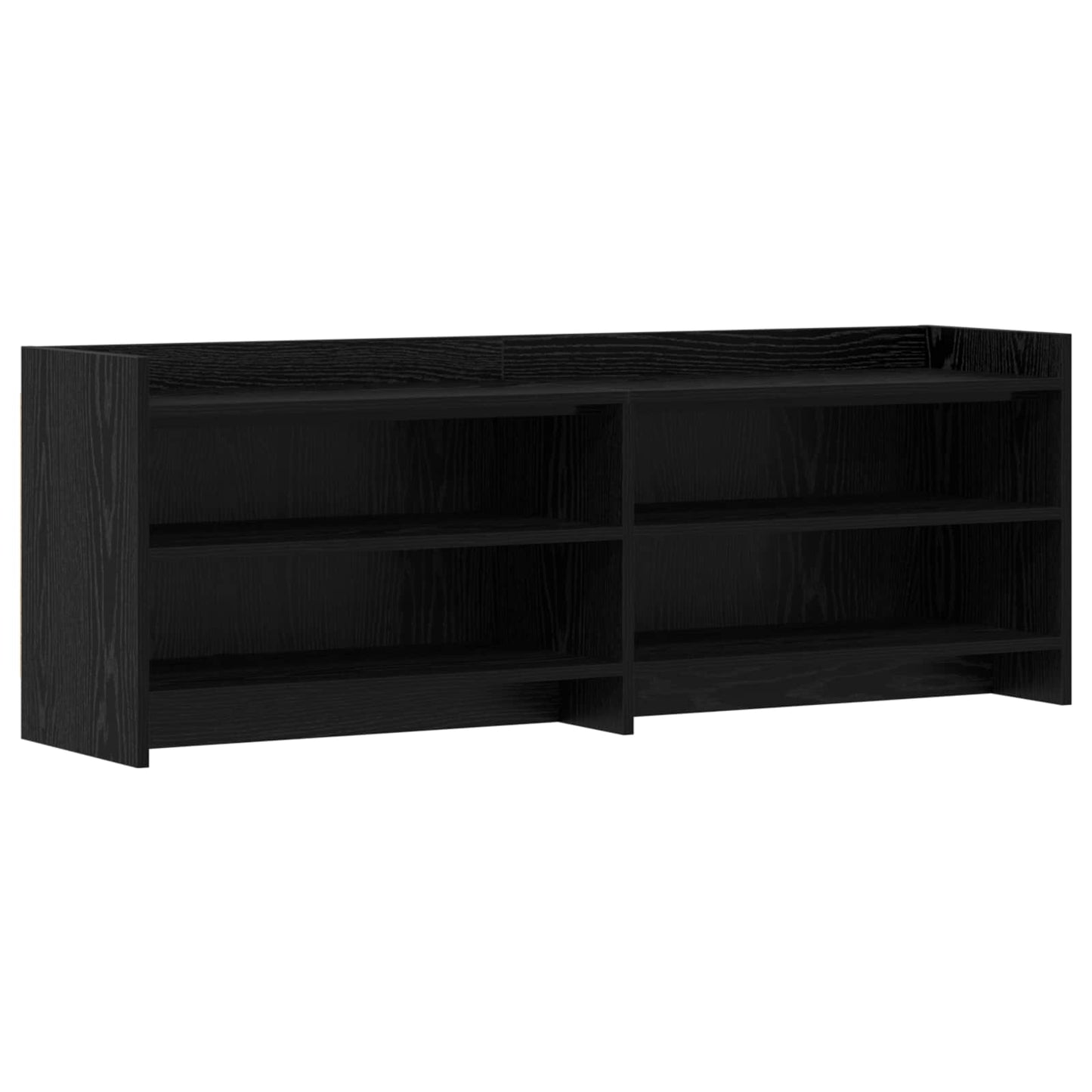 TV-Schränk 135 x 33 x 47 cm Schwarze Eiche Holzwerkstoff