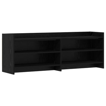 TV-Schränk 130 x 33 x 47 cm Schwarze Eiche