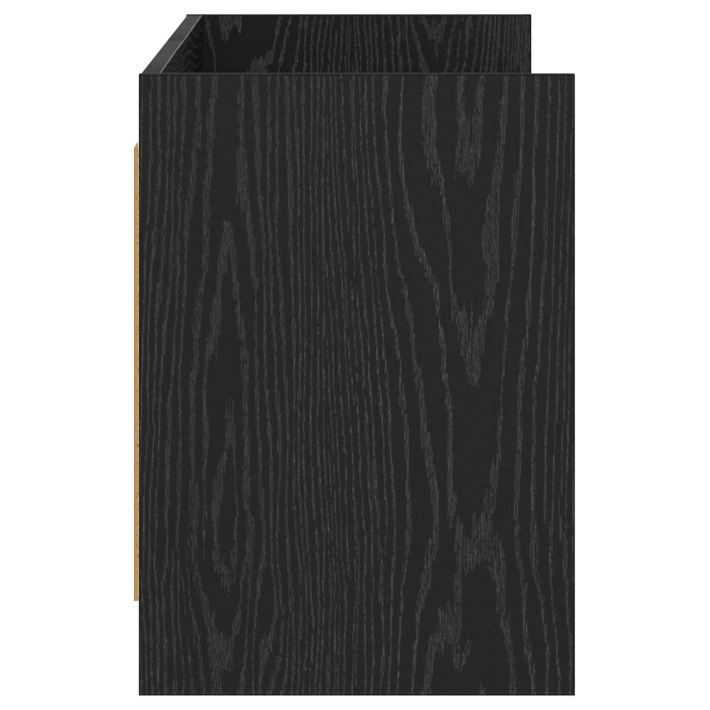 TV-Schränk 135 x 33 x 47 cm Schwarze Eiche Holzwerkstoff