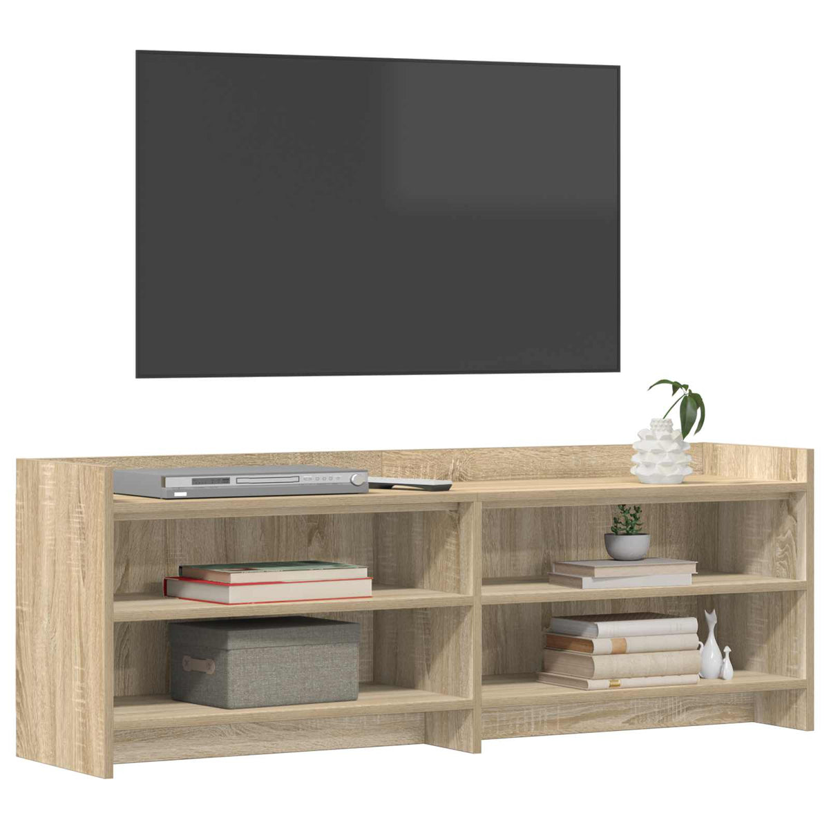 TV-Schränk 130 x 33 x 47 cm Sonoma-Eiche