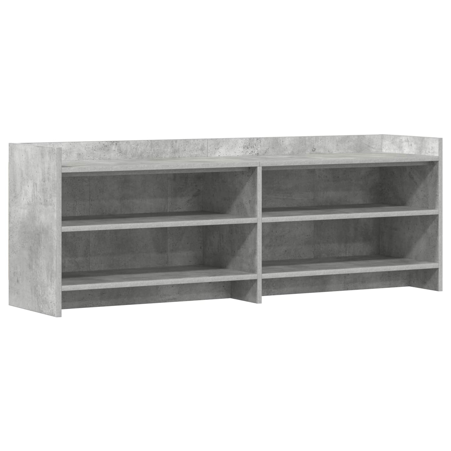TV-Schränk 135 x 33 x 47 cm Betongrau Holzwerkstoff